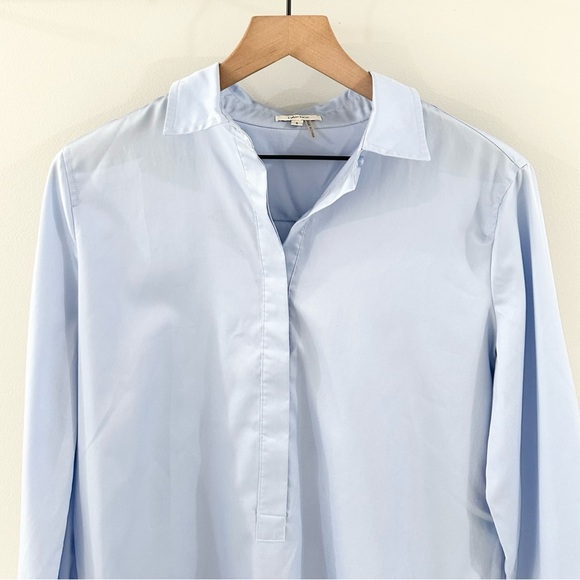 Tyler Boe Collared Tunic Blue Size Small - Picture 3 of 6